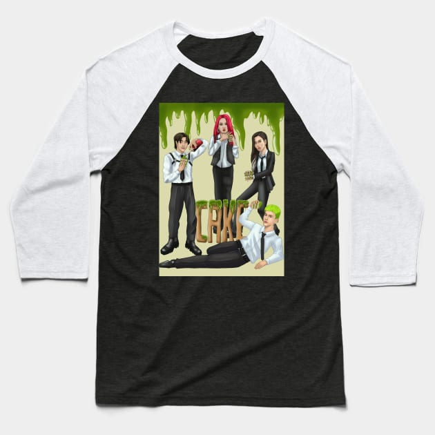 Kard Cake Baseball T-Shirt by jonosmatt